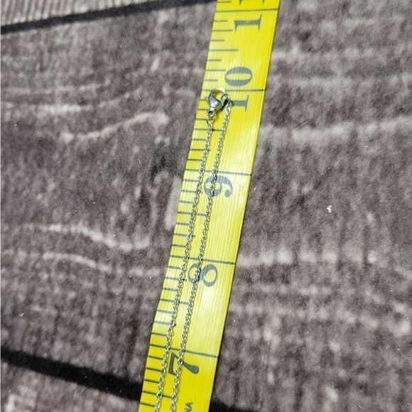 Abalone Shell and White Austrian Crystal Curvy Round Pendant Necklace - Picture 9 of 13